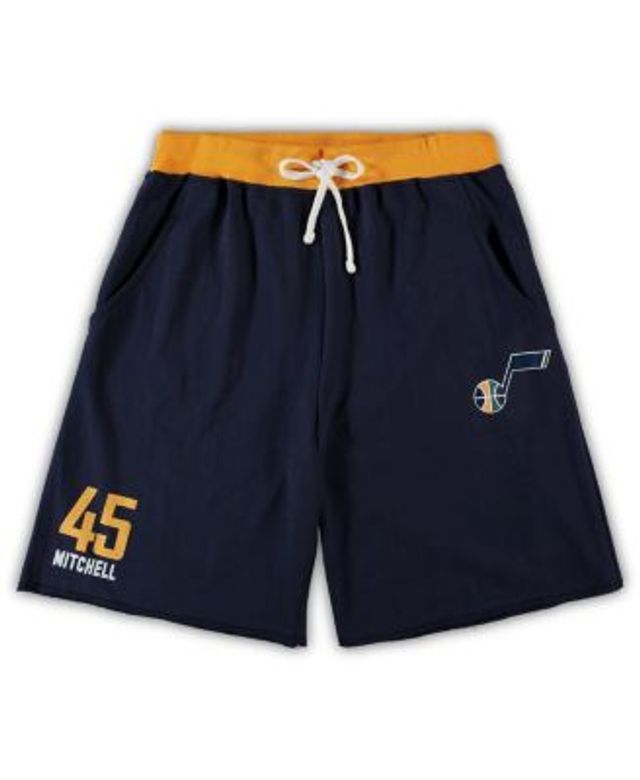 Men's Navy Houston Astros Big & Tall French Terry Shorts