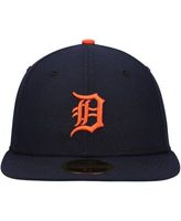 Detroit Tigers New Era Road Authentic Collection On-Field Logo Low Profile 59FIFTY Fitted Hat - Navy