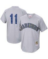 Youth Seattle Mariners Ichiro Suzuki Mitchell & Ness Navy Cooperstown  Collection Mesh Batting Practice Jersey