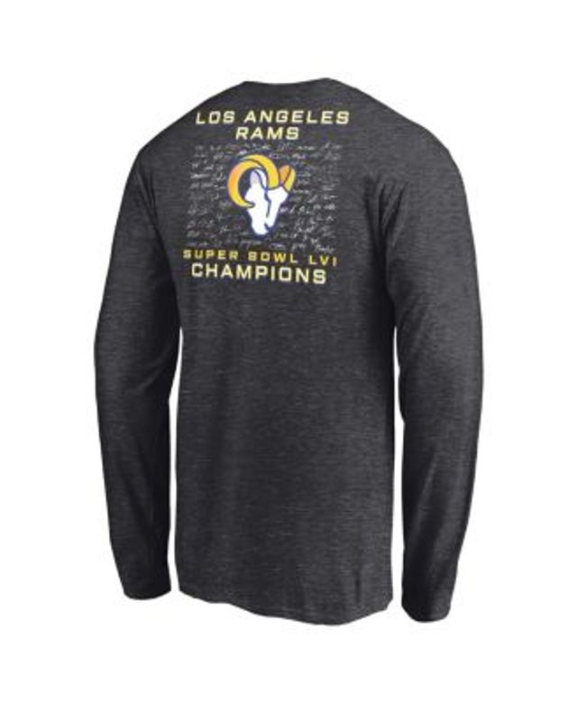 2022 Los Angeles Rams Super Bowl LVI Champions Signature T-Shirt