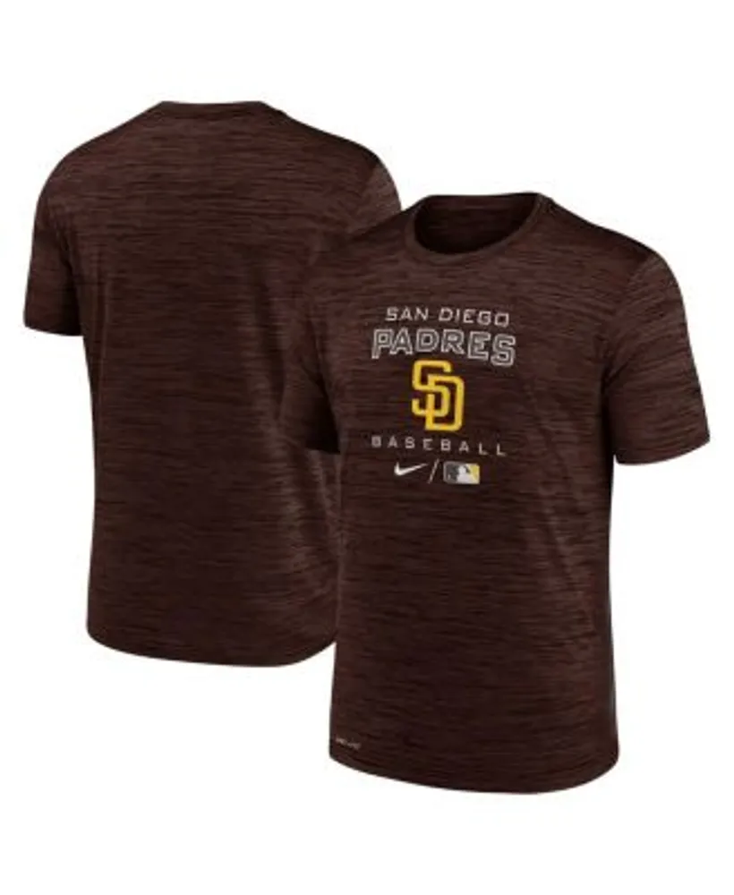 Youth Nike Brown San Diego Padres Authentic Collection Velocity Practice Performance T-Shirt Size: Large