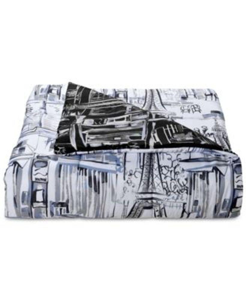 Rues de Paris Blue Comforter Sets, Created For Macy's
