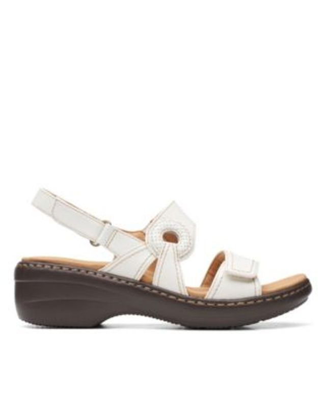 Clarks Women's Collection Merliah Opal Flat Sandals | MainPlace Mall
