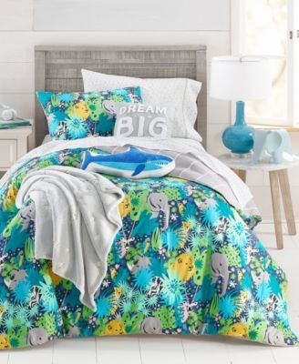 Jungle Cotton Comforter Set, Created for Macy's