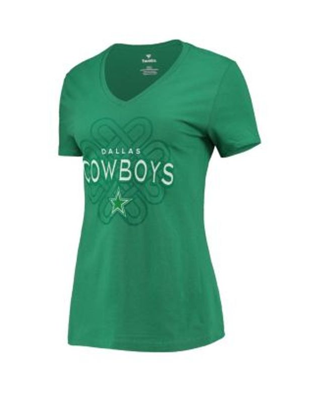 Women's Fanatics Branded Green Dallas Cowboys Plus Size Celtic T-Shirt