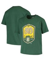 Lids Oakland Athletics Majestic Youth Super Hero T-Shirt - Green