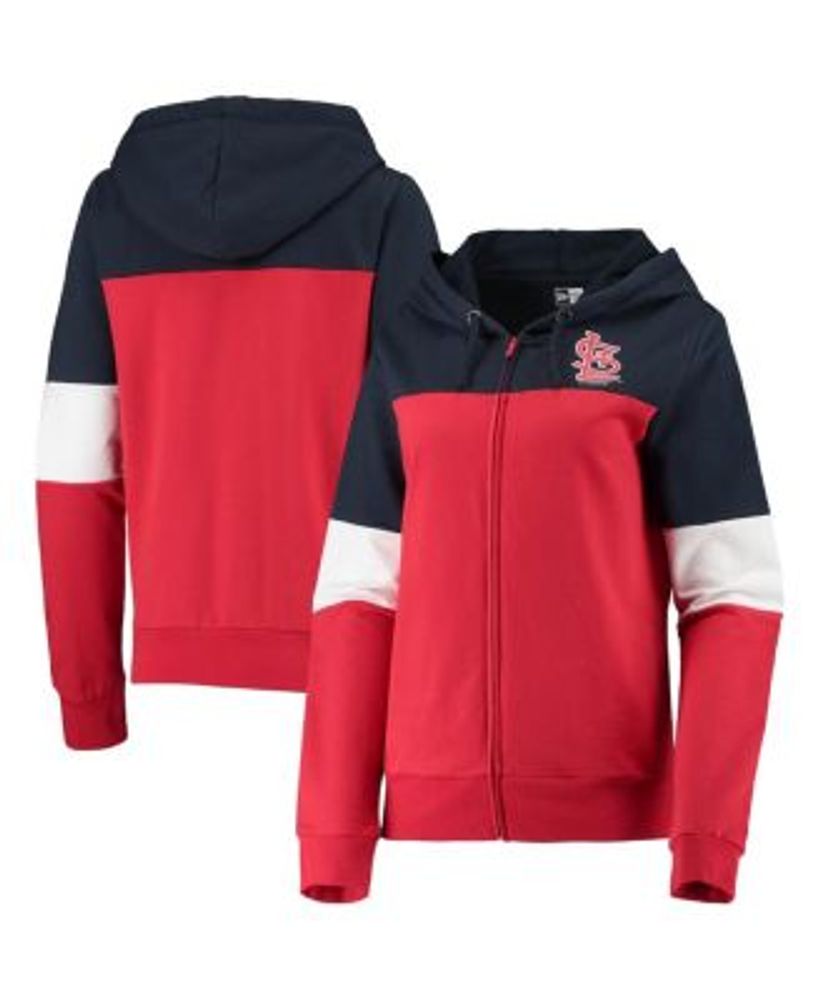 New Era Women's Red and Royal Chicago Cubs Plus Size Colorblock French  Terry Full-Zip Hoodie