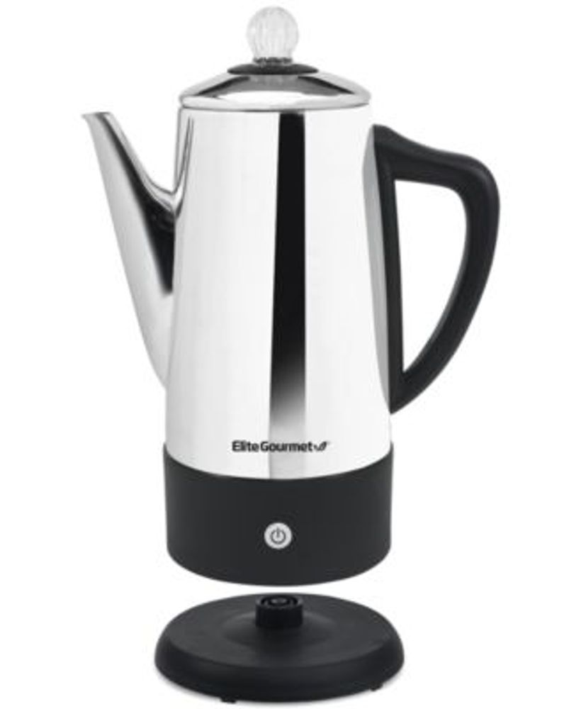 Stainless Steel 12-Cup Automatic Coffee & Tea Percolator