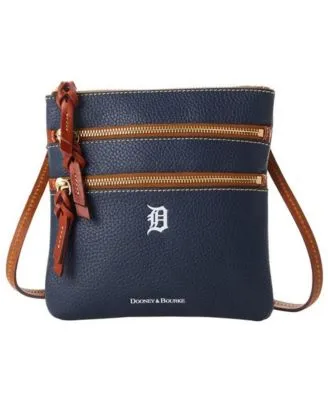 Atlanta Braves Dooney & Bourke Signature Domed Zip Satchel Purse