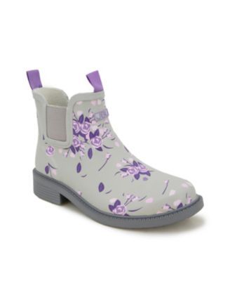 Women's Chelsea Floral Waterproof Rain Boots