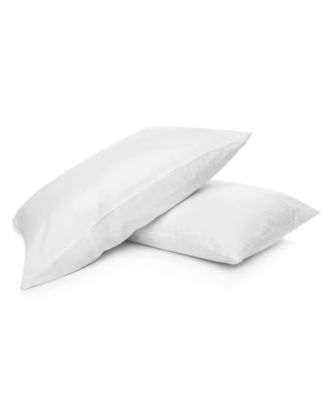 CLOSEOUT! Fresh and Clean Fiber Filled Jumbo Bed Pillow with Cotton Cover, Pack of 2