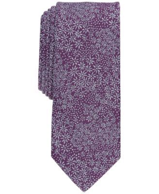 Men's Levetin Skinny Floral Tie, Created for Macy's
