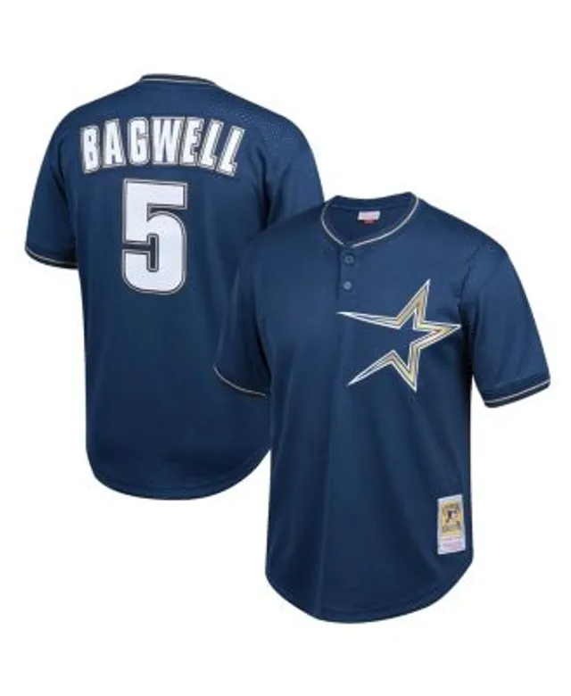 Men's Mitchell & Ness Jeff Bagwell Navy Houston Astros Cooperstown Mesh Batting Practice Jersey Size: Large