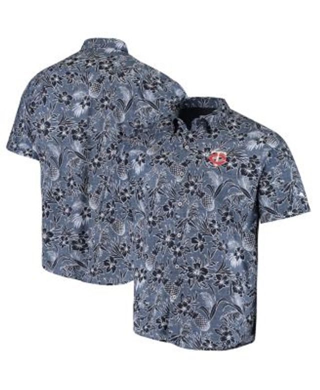 Men's Tommy Bahama Navy Chicago Bears Sport Jungle Shade Camp Button-Down Shirt Size: Small