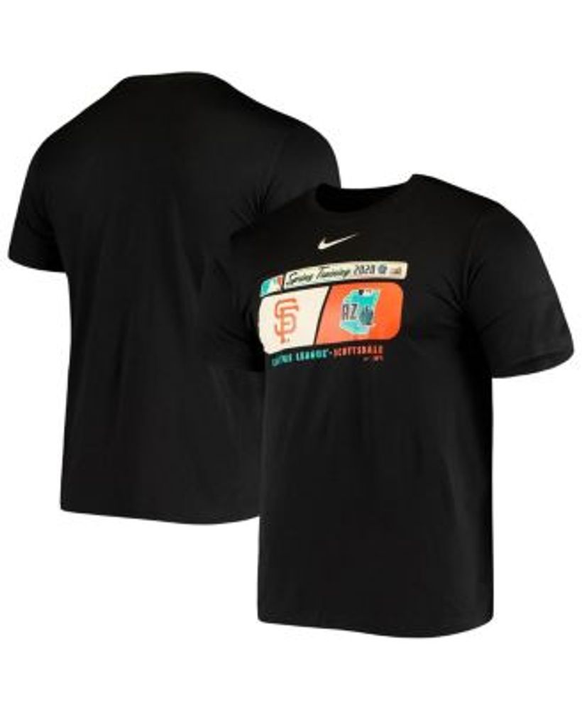 Men's San Francisco Giants Nike Black Team Engineered Performance T-Shirt