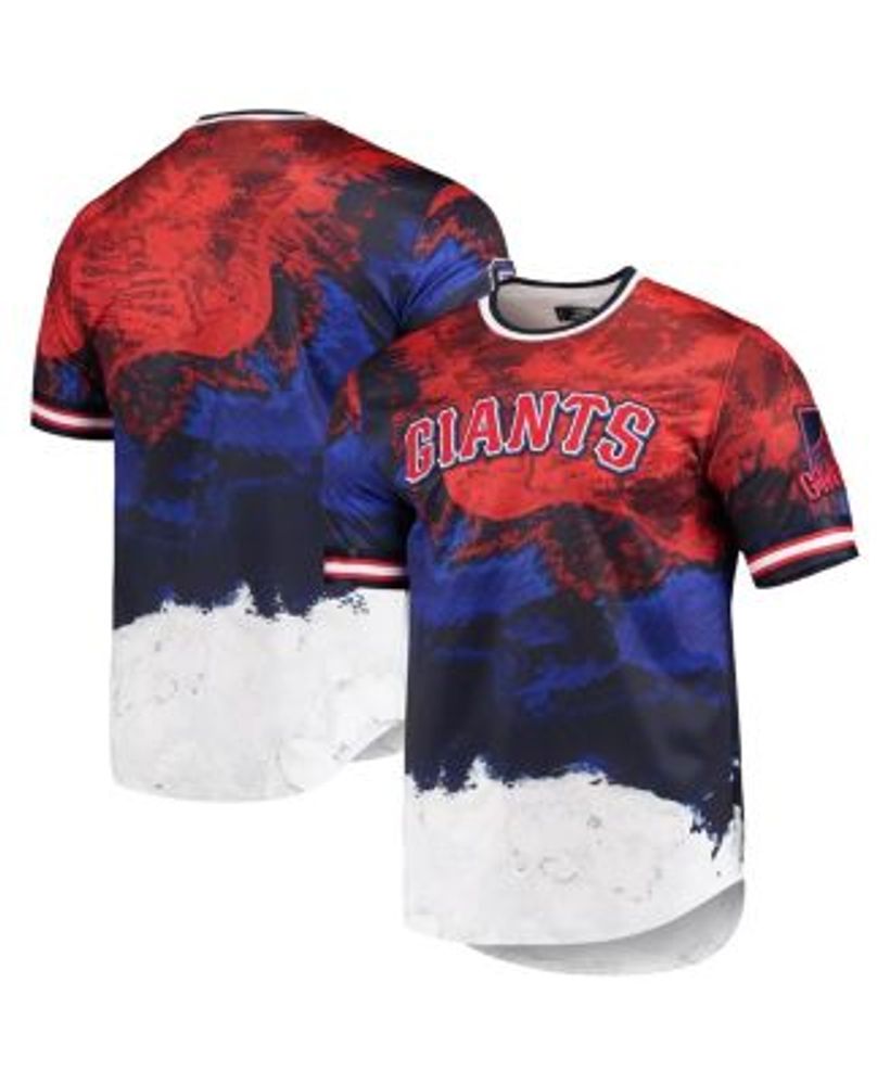 Lids Detroit Tigers Red White And Blue Dip Dye T-Shirt - Red/Royal