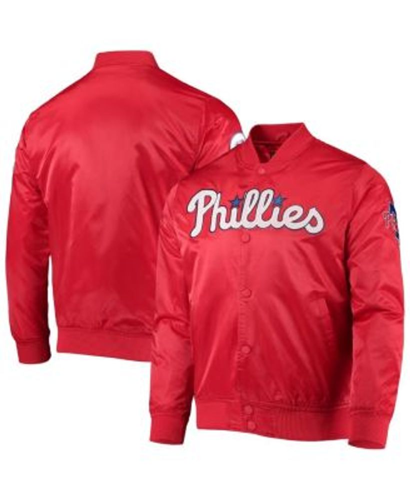 Philadelphia Phillies Satin Raglan Full-Snap Jacket