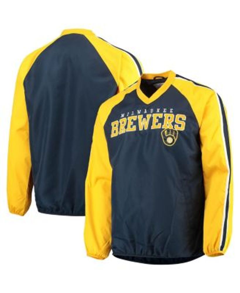 Men's Nike Navy/Gold Milwaukee Brewers Authentic Collection