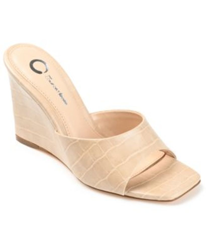 Journee Collection Women's Vivvy Wedge Sandals | Connecticut Post Mall