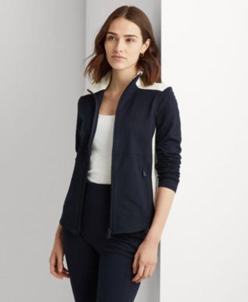 Lauren Ralph Lauren Colorblocked Track Jacket, Created for Macy's | Plaza  Las Americas