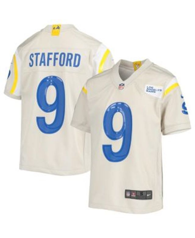 Youth Matthew Stafford Royal Los Angeles Rams Mainliner Name & Number  T-Shirt