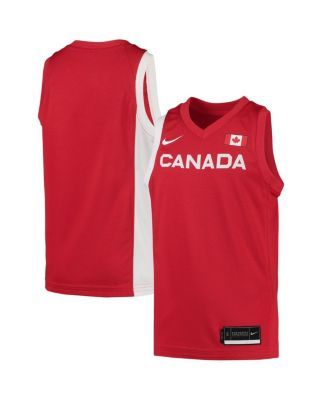 Canada Soccer Nike Youth Home Replica Jersey - Red