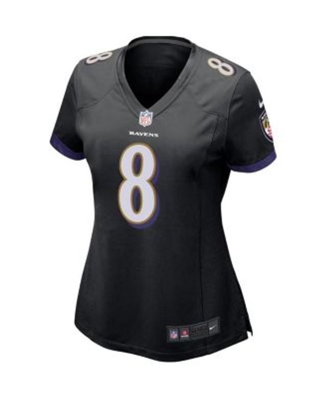 Nike Women's Nike Lamar Jackson Gray Baltimore Ravens Atmosphere Fashion  Game Jersey