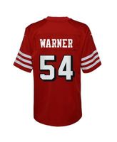 Youth Nike Trey Lance Scarlet San Francisco 49ers Game Jersey Size: Large