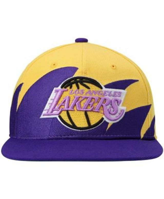 Los Angeles Lakers Mitchell & Ness Diamond Cut Snapback Hat