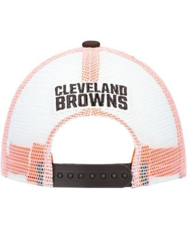 Youth Brown Cleveland Browns Core Lockup Snapback Hat