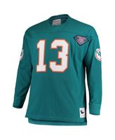 Men's Aqua/Orange Miami Dolphins Big & Tall Colorblocked T-Shirt