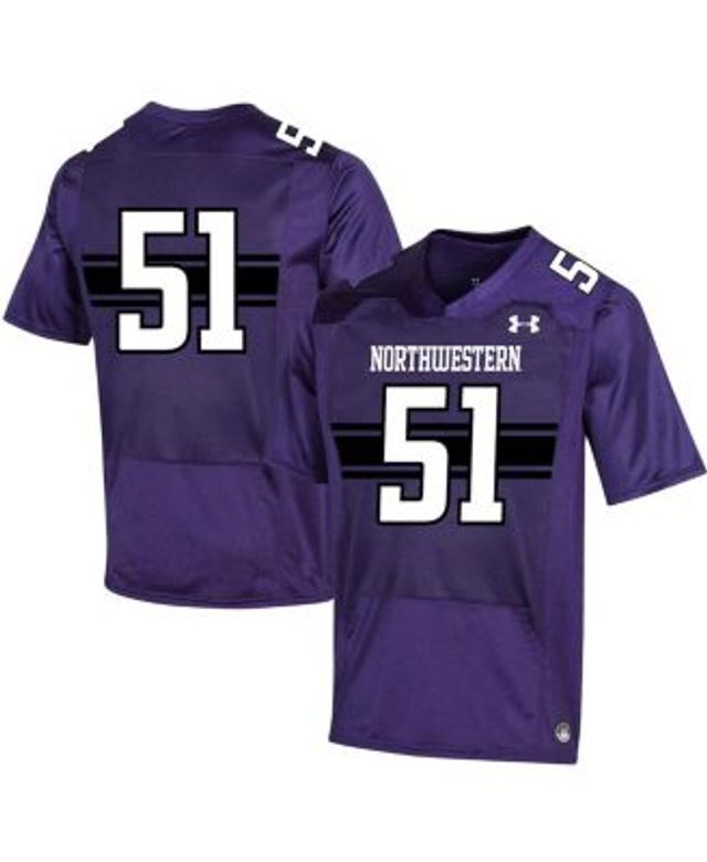 Northwestern Wildcats Men's Under Armour Baseball Purple T-Shirt