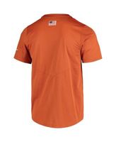 Men's Nike Natural Texas Longhorns Replica Full-Button Baseball