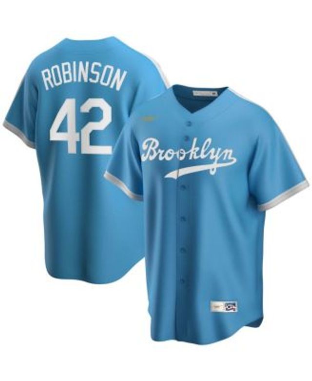 Men's Brooklyn Dodgers Jackie Robinson Mitchell & Ness Royal Cooperstown  Collection Legend Portrait T-Shirt