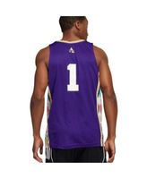 Men's Adidas #1 Purple Alcorn State Braves Honoring Black Excellence Replica Basketball Jersey Size: Medium