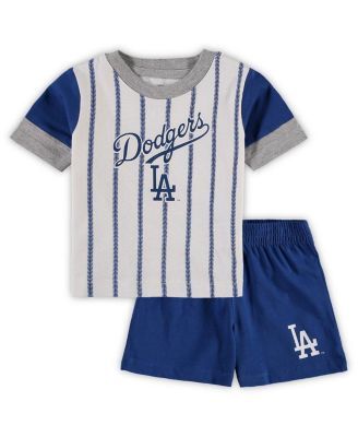 Toddler Boys White, Royal Los Angeles Dodgers Position Player T-shirt and Shorts Set