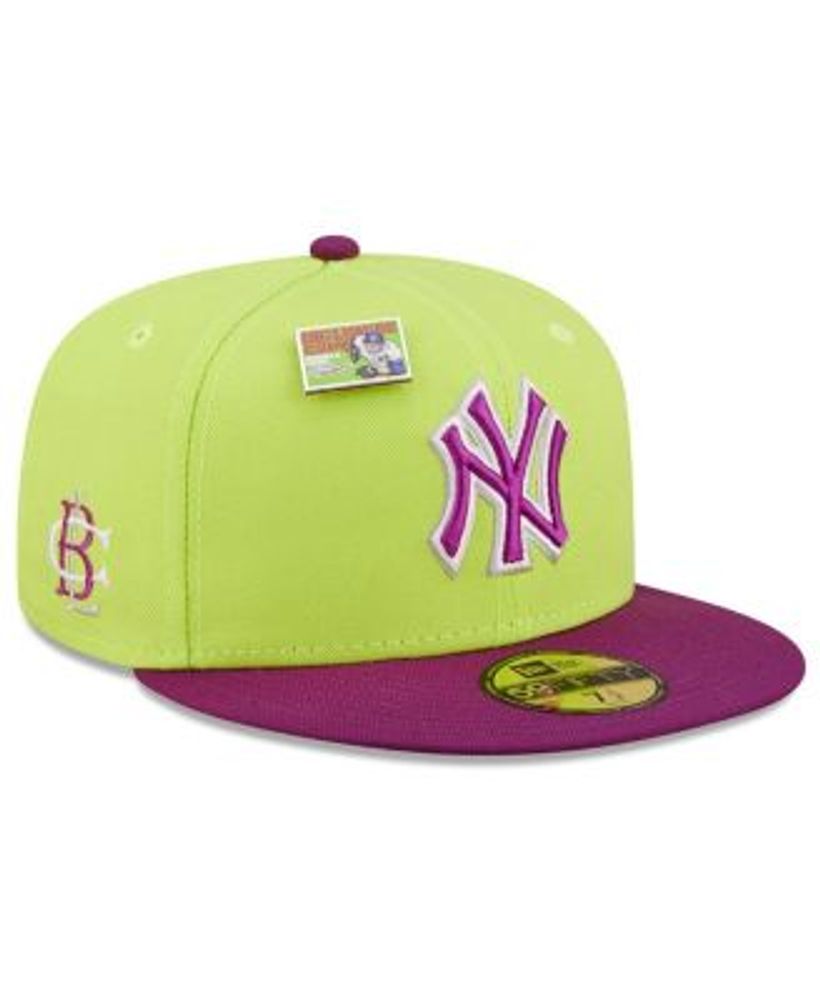 Men's New Era Pink/Green Los Angeles Dodgers MLB x Big League Chew Wild  Pitch Watermelon Flavor Pack 59FIFTY Fitted Hat