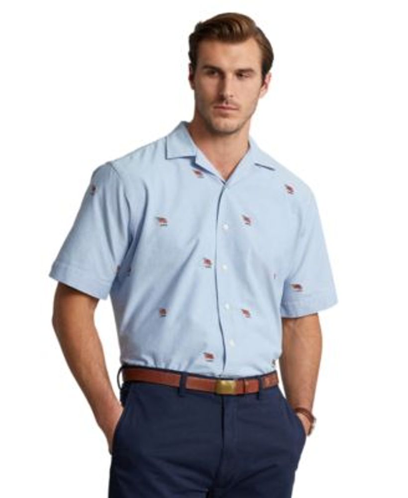 Polo Ralph Lauren Men's Big & Tall Flag Oxford Camp Shirt | Connecticut  Post Mall