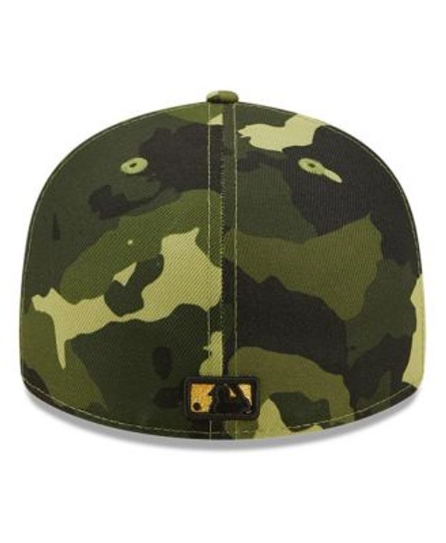 New Era Detroit Tigers Army Camo 2022 Armed Forces Day Bucket Hat