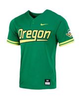 Men's Nike Green Oregon Ducks Replica Two-Button Baseball Jersey 