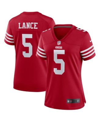 Men's Nike Trey Lance White San Francisco 49ers Alternate Legend Jersey