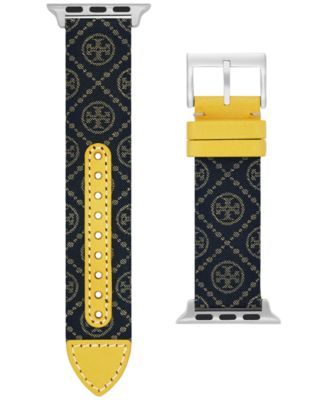 Tory Burch Women's Robinson Black Leather Roller Bar Strap Watch 27x29mm -  Macy's