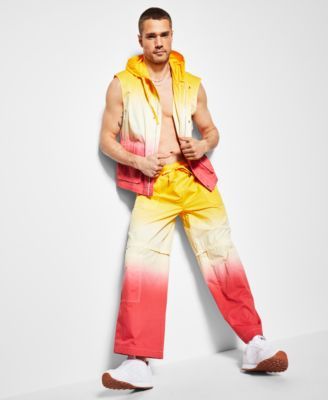 Men's Fitted Ombré Utility Vest, Created for Macy's