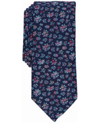 Men's Palmer Floral Skinny Tie, Created for Macy's