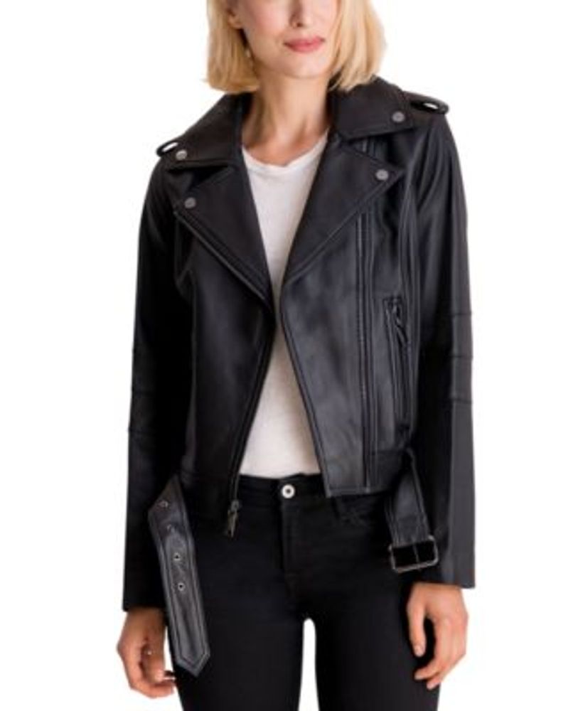 Michael Kors Plus Size Asymmetrical Belted Leather Jacket  14 Fall Fashion  Staples Made Especially For Curvy Girls  POPSUGAR Fashion Photo 3