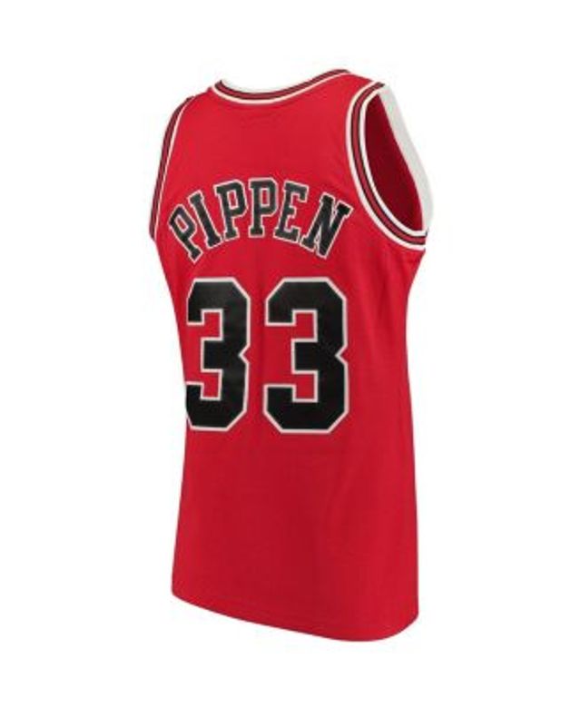 Scottie Pippen Chicago Bulls Mitchell & Ness Big & Tall Hardwood Classics  Jersey - Red