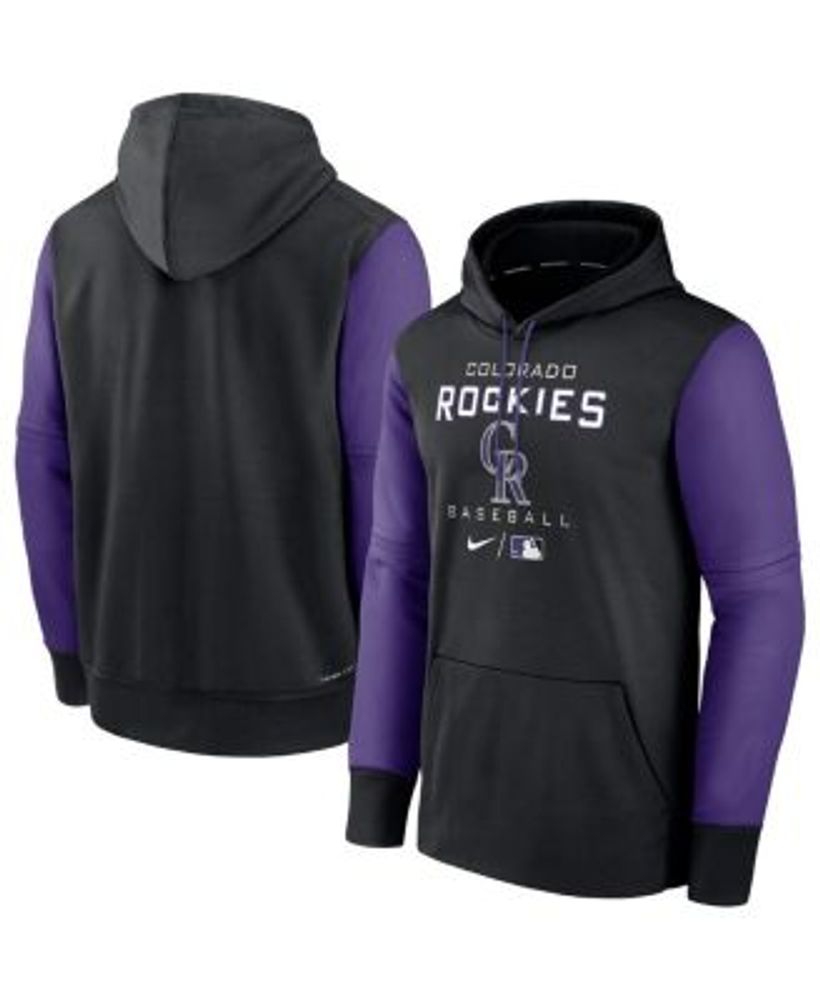 Men's Nike Black/Purple Colorado Rockies Authentic Collection