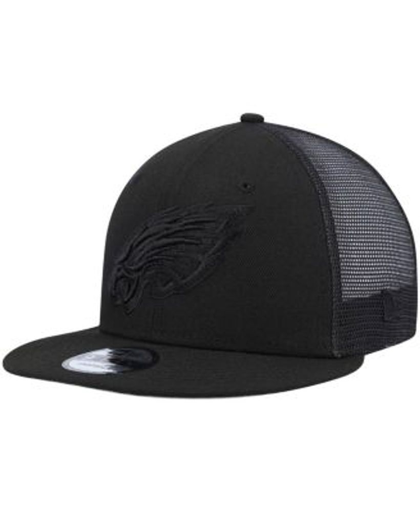 all black philadelphia eagles hat