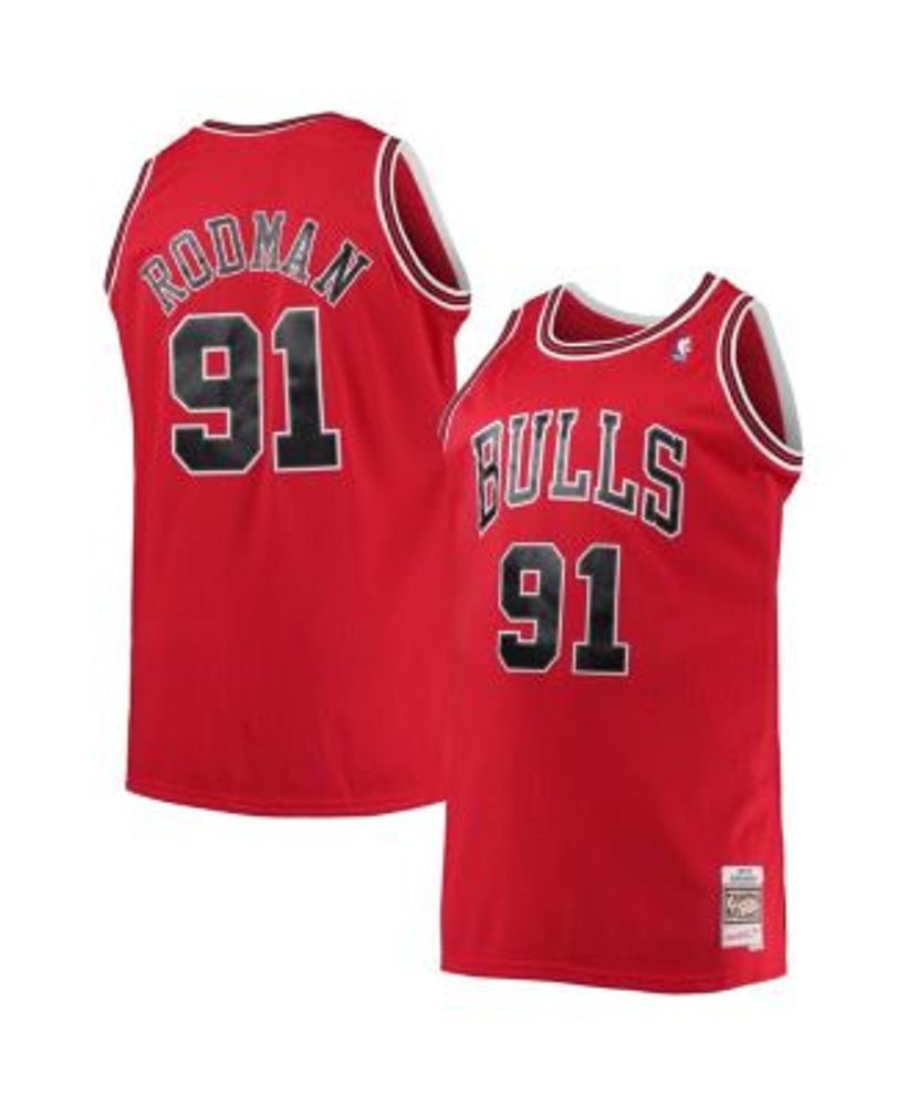 Youth Mitchell & Ness Dennis Rodman Blue/Black Chicago Bulls 1995