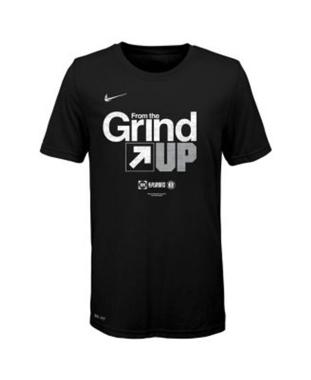 Brooklyn Nets Nike Youth 2022 NBA Playoffs Mantra T-Shirt - Black